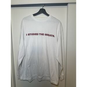 J Cole Dreamville Music White Long Sleeve T-Shirt Mens Size XL